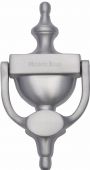 V910 195-SC Heritage Brass Urn Knocker 7 ¼" Satin Chrome Finish