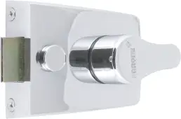 AR840-PC-PC Hoppe 60mm Standard Deadlocking Nightlatch - Polished Chrome Case c/w Cylinder (87108523)