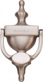 V910 195-SN Heritage Brass Urn Knocker 7 ¼" Satin Nickel Finish