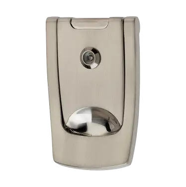 Click Here To Enlarge This Photo Of AR725K-GRA Hoppe Designer Knocker With Viewer - Graphite Finish (50022039)