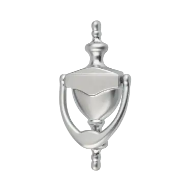 Click Here To Enlarge This Photo Of AR726K-SC Hoppe Traditional Knocker - Satin Chrome (50022076)