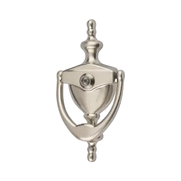 Click Here To Enlarge This Photo Of AR727K-GRA Hoppe Traditional Knocker With Viewer - Graphite Finish (50022095)