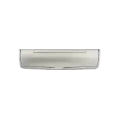 AR708A-SC Hoppe 76mm x 310mm Letterplate to suit 44-70mm Thick Doors - Satin Chrome (50021989)