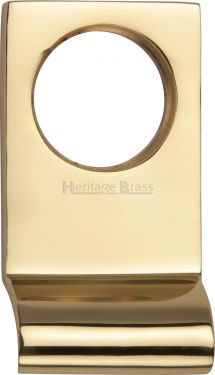 Click Here To Enlarge This Photo Of V933-PB Heritage Brass Square Cylinder Pull Polished Brass Finish