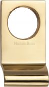 V933-PB Heritage Brass Square Cylinder Pull Polished Brass Finish