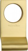 V933-SB Heritage Brass Square Cylinder Pull Satin Brass Finish