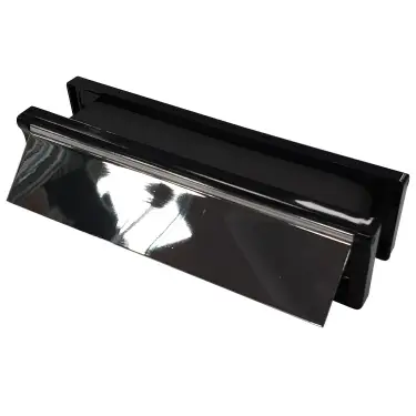 Click Here To Enlarge This Photo Of AFTLBFX/30PC Astroflame FX Telescopic Intumescent Letter Box (30min) 10 inch Polished Chrome Plated (ABS Plastic Black Frame)