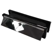 AFTLBFX/30PC Astroflame FX Telescopic Intumescent Letter Box (30min) 10 inch Polished Chrome Plated (ABS Plastic Black Frame)