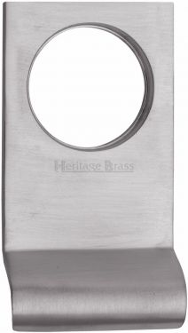 Click Here To Enlarge This Photo Of V933-SC Heritage Brass Square Cylinder Pull Satin Chrome Finish