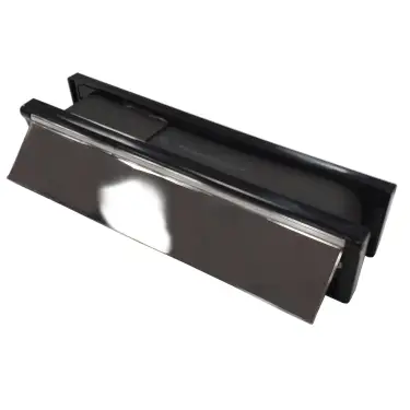 Click Here To Enlarge This Photo Of AFTLBFXC/30PC Astroflame FX Telescopic Intumescent Letter Box (30min) 12 inch Polished Chrome Plated (ABS Plastic Black Frame)