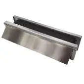 AFTLBFXC/30SS Astroflame FX Telescopic Intumescent Letter Box (30min) 12 inch Stainless Steel (Silver Frame)