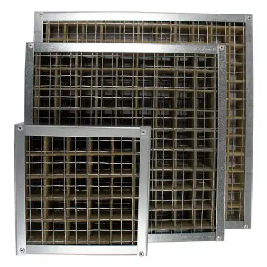 Click Here To Enlarge This Photo Of Astroflame AFFG Intumescent Fire Air Transfer Grilles (30-60min)