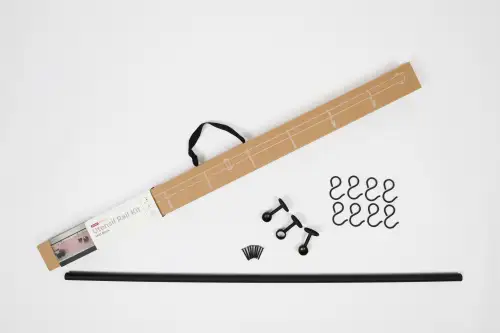 Click Here To Enlarge This Photo Of KU1000AMB Rothley Utensil Rail Kit 19mm x 1000mm - Matt Black
