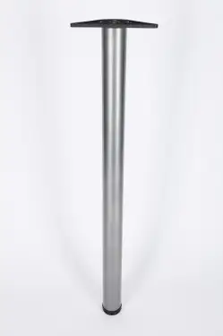 Click Here To Enlarge This Photo Of L183PT Rothley Worktop Table Leg 60mm (Dia) x 870mm (L) - Pewter