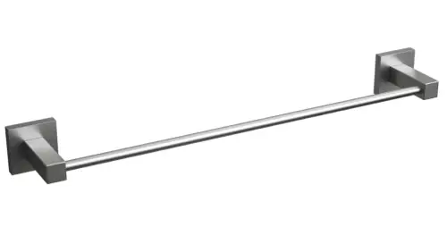 Click Here To Enlarge This Photo Of BTS40SB Rothley Square Towel Rail 450mm Brushed Silver