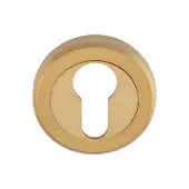 SZM001SB - Carlisle Brass Serozzetta Euro Profile Escutcheon Satin Brass
