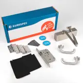 FDPC4 - Carlisle Brass Eurospec FD30 Commercial Fire Door Pack - Lever with DIN Latch
