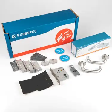 Click Here To Enlarge This Photo Of FDPR3 - Carlisle Brass Eurospec FD30 Residential Fire Door Pack - Lever with Euro Sashlock