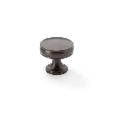 Click Here To Enlarge This Photo Of AW808-32-DBZ - Alexander & Wilks Lynd Cupboard Knob - Dark Bronze - 32mm