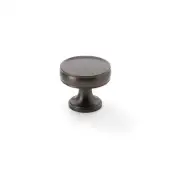 AW808-32-DBZ - Alexander & Wilks Lynd Cupboard Knob - Dark Bronze - 32mm