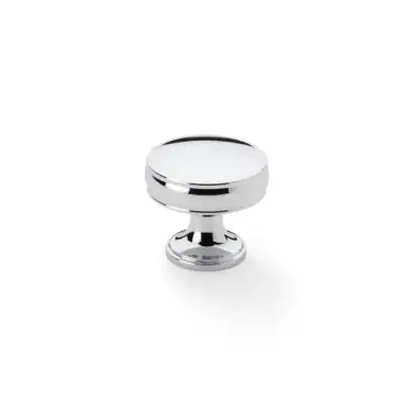 Click Here To Enlarge This Photo Of AW808-32-PC - Alexander & Wilks Lynd Cupboard Knob - Polished Chrome - 32mm