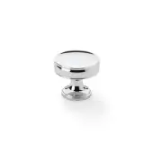 AW808-32-PC - Alexander & Wilks Lynd Cupboard Knob - Polished Chrome - 32mm