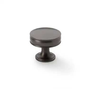 Click Here To Enlarge This Photo Of AW808-38-DBZ - Alexander & Wilks Lynd Cupboard Knob - Dark Bronze - 38mm