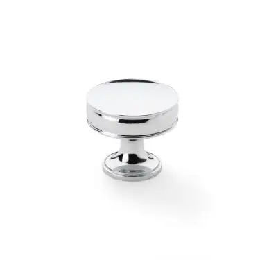 Click Here To Enlarge This Photo Of AW808-38-PC - Alexander & Wilks Lynd Cupboard Knob - Polished Chrome - 38mm