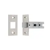 BTD25NP - Carlisle Brass Eurospec 64mm Bolt Through Tubular Mortice Deadbolt - Nickel Plated