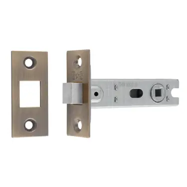 Click Here To Enlarge This Photo Of BTD30AB - Carlisle Brass Eurospec 76mm Bolt Through Tubular Mortice Deadbolt - Antique Brass