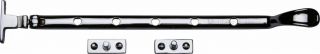 V990 12-PC Heritage Brass Casement Window Stay Spoon Pattern 12" Polished Chrome Finish