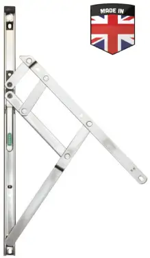 Click Here To Enlarge This Photo Of DGS Group Elite Standard Top Hung UPVC Window Friction Hinges with Integrated Restrictor