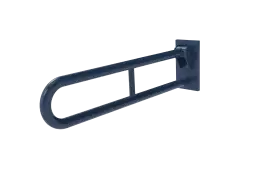 105SC/DB Fitzroy of London 800mm Friction Hinged Support Rail (Stainless Steel) with Concealed Fixings - Dark Blue (RAL 5011)