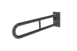 105SC/GY Fitzroy of London 800mm Friction Hinged Support Rail (Stainless Steel) with Concealed Fixings - Grey (RAL 7005)