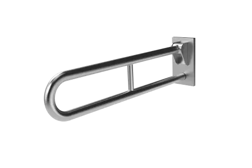 Click Here To Enlarge This Photo Of 105SC/SS Fitzroy of London 800mm Friction Hinged Support Rail (Stainless Steel) with Concealed Fixings - Satin