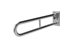 105SC/SS Fitzroy of London 800mm Friction Hinged Support Rail (Stainless Steel) with Concealed Fixings - Satin