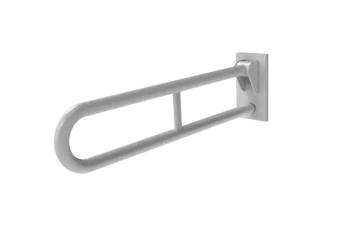 Click Here To Enlarge This Photo Of 105SC/WH Fitzroy of London 800mm Friction Hinged Support Rail (Stainless Steel) with Concealed Fixings - White (RAL 9016)