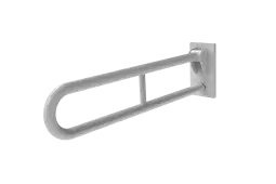 105SC/WH Fitzroy of London 800mm Friction Hinged Support Rail (Stainless Steel) with Concealed Fixings - White (RAL 9016)