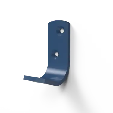 Click Here To Enlarge This Photo Of 141701/DB Fitzroy of London Single Robe Hook (Aluminium) Dark Blue (RAL 5011)