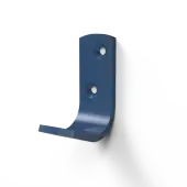 141701/DB Fitzroy of London Single Robe Hook (Aluminium) Dark Blue (RAL 5011)