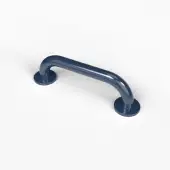 210130/DB Fitzroy of London 305mm x 35mm (dia) Stainless Steel Grab Rail with Concealed Fixings - Dark Blue (RAL 5011)