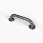210130/GY Fitzroy of London 305mm x 35mm (dia) Stainless Steel Grab Rail with Concealed Fixings - Grey (RAL 7005)