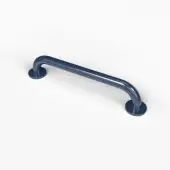 210145/DB Fitzroy of London 455mm x 35mm (dia) Stainless Steel Grab Rail with Concealed Fixings - Dark Blue (RAL 5011)
