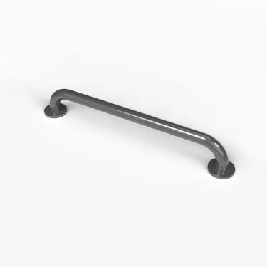 Click Here To Enlarge This Photo Of 210160/GY Fitzroy of London 600mm x 35mm (dia) Stainless Steel Grab Rail with Concealed Fixings - Grey (RAL 7005)