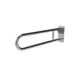 211880/SS Fitzroy of London 800mm Lift and Lock Hinged Support Rail (Stainless Steel) with Exposed Fixings - Satin