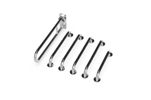 Click Here To Enlarge This Photo Of 230005/SP Fitzroy of London (Rail Only) Doc M Toilet Pack (Stainless Steel) with Concealed Fixings - Polished