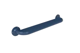 240060/DB Fitzroy of London 600mm x 32mm (dia) Anti Ligature Grab Rail (Stainless Steel) with Exposed Fixings - Dark Blue (RAL 5011)