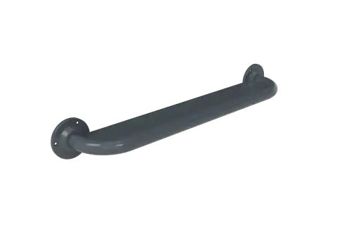 Click Here To Enlarge This Photo Of 240060/DG Fitzroy of London 600mm x 32mm (dia) Anti Ligature Grab Rail (Stainless Steel) with Exposed Fixings - Dark Grey (RAL 7016)