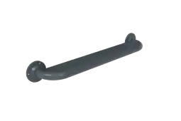 240060/DG Fitzroy of London 600mm x 32mm (dia) Anti Ligature Grab Rail (Stainless Steel) with Exposed Fixings - Dark Grey (RAL 7016)
