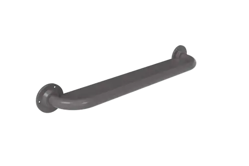 Click Here To Enlarge This Photo Of 240060/GY Fitzroy of London 600mm x 32mm (dia) Anti Ligature Grab Rail (Stainless Steel) with Exposed Fixings - Grey (RAL 7005)